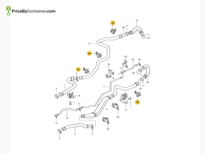 PORSCHE 99610642151 — PORSCHE GENUINE BRACKET 99610642151