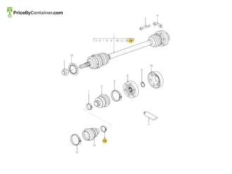 PORSCHE 99634925701 — Porsche Genuine BOOT 99634925701