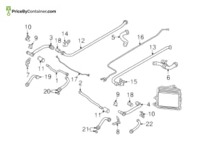 PORSCHE 99710622702 — Porsche Genuine VENT LINE 99710622702