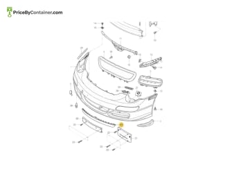 PORSCHE 99750598303 — Porsche Genuine FRONT SPOILER 99750598303