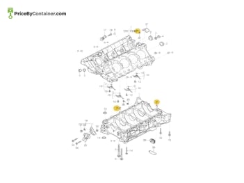 PORSCHE 99901205100 — Porsche Genuine STRAIGHT PIN 99901205100