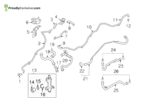 PORSCHE 9A210651272 — Porsche Genuine HOSE 9A210651272