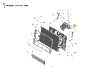 PORSCHE 9A711936300 — Porsche Genuine AIR GUIDE 9A711936300
