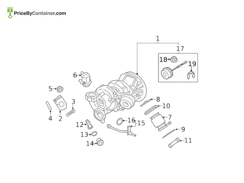 PORSCHE 9A714514405 — PORSCHE GENUINE OIL PRESSURE LINE 9A714514405