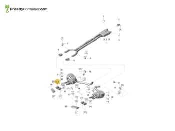 PORSCHE 9A725382310 — Porsche Genuine TAIL PIPE 9A725382310