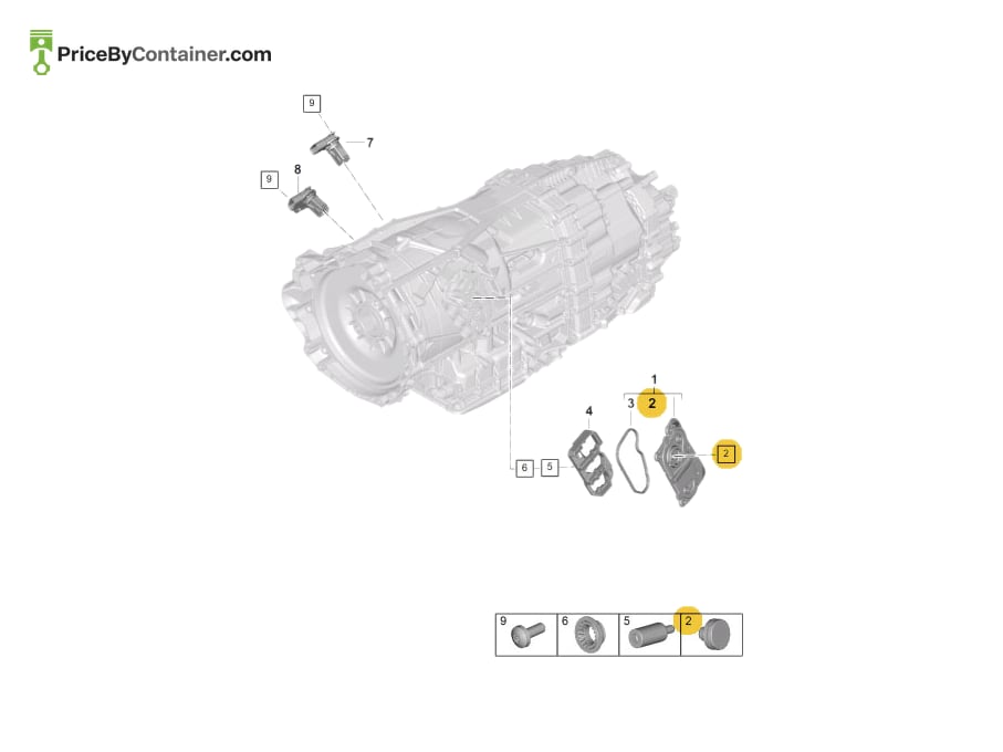 PORSCHE 9A7325575 — PORSCHE GENUINE PORSCHE GENUINE 9A7325575