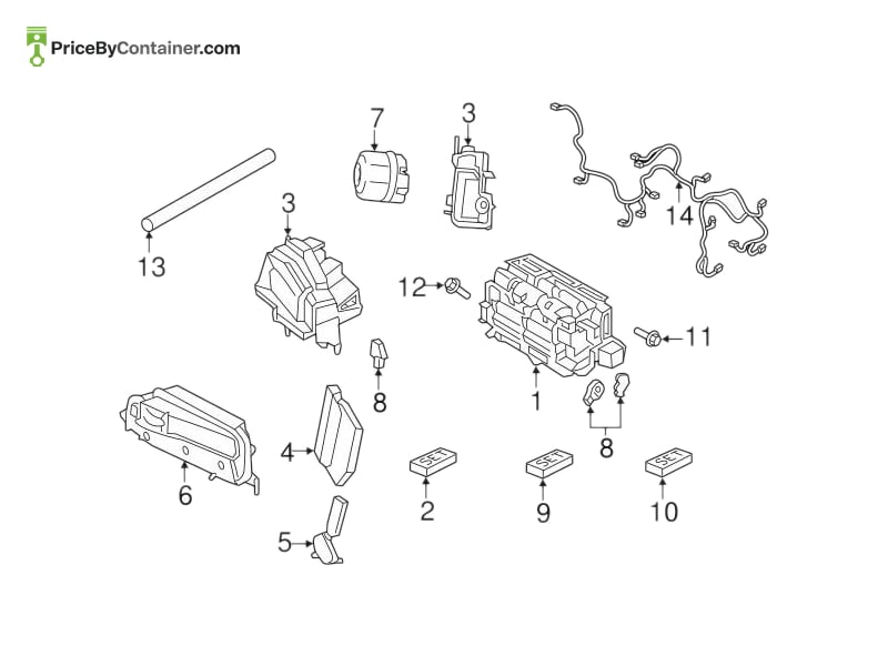 PORSCHE 9A782067900 — PORSCHE GENUINE EXPANSION VALVE 9A782067900
