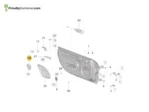 PORSCHE 9A783721605 — Porsche Genuine LOCK ASSY 9A783721605
