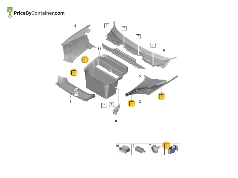 PORSCHE 9A786727610 — PORSCHE GENUINE CLAMP 9A786727610