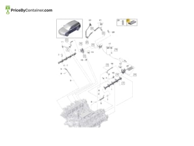 PORSCHE 9A799890700 — Porsche Genuine INJECTOR KIT 9A799890700