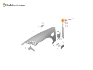 PORSCHE 9J1854777COK1 — Porsche Genuine TRIM A PILLAR LH 9J1854777COK1