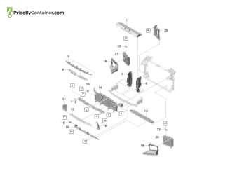 PORSCHE 9Y0121707A — Porsche Genuine AIR GUIDE 9Y0121707A