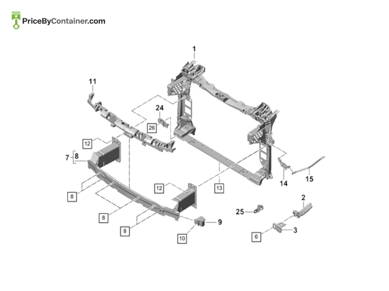 PORSCHE 9Y0805594M — PORSCHE GENUINE MOUNTING BRACKET 9Y0805594M