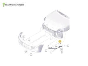 PORSCHE 9Y0807049E — Porsche Genuine GUIDE RAIL 9Y0807049E