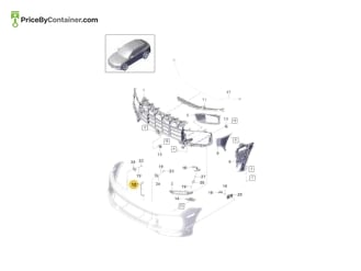 PORSCHE 9Y0807245B041 — Porsche Genuine COVER BLACK 9Y0807245B041