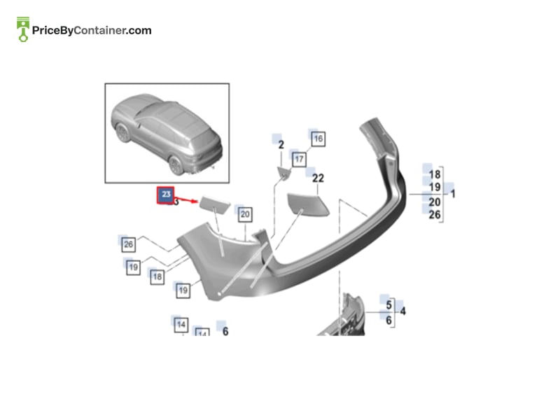 PORSCHE 9Y0807248 — PORSCHE GENUINE FOAM PART 9Y0807248