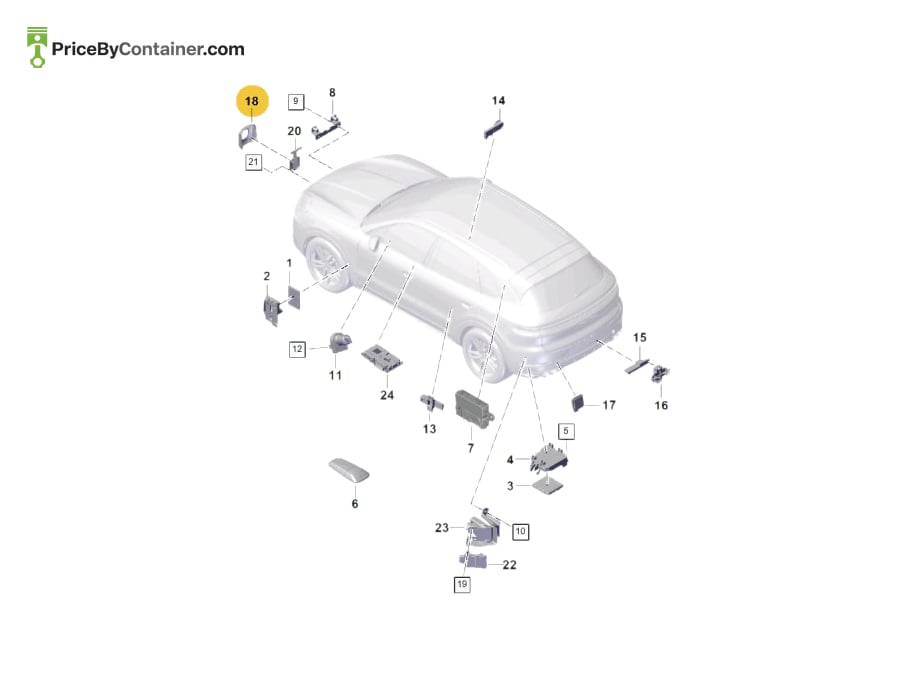 PORSCHE 9Y0807379B — PORSCHE GENUINE PORSCHE GENUNE 9Y0807379B