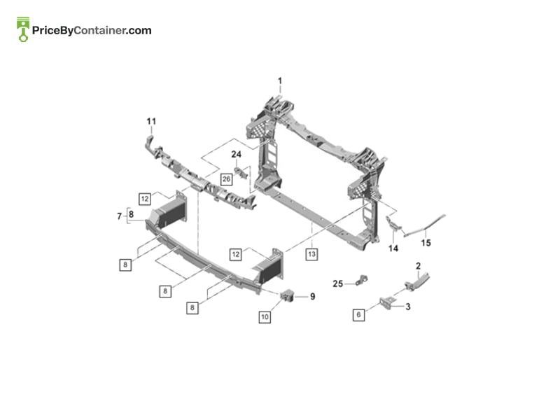 PORSCHE 9Y0807550G — PORSCHE GENUINE FOAM PART 9Y0807550G