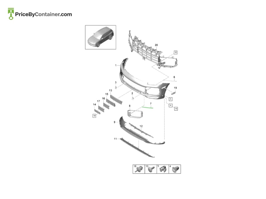 PORSCHE 9Y0807666J — PORSCHE GENUINE PORSCHE GENUINE 9Y0807666J