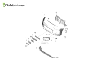 PORSCHE 9Y0807823041 — Porsche Genuine TRIM BLACK 9Y0807823041