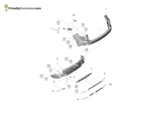 PORSCHE 9Y0807838AOK1 — Porsche Genuine TRIM MATT BLACK 9Y0807838AOK1