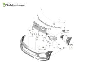PORSCHE 9Y0807960OK1 — Porsche Genuine AIR GUIDE BLACK MAT 9Y0807960OK1