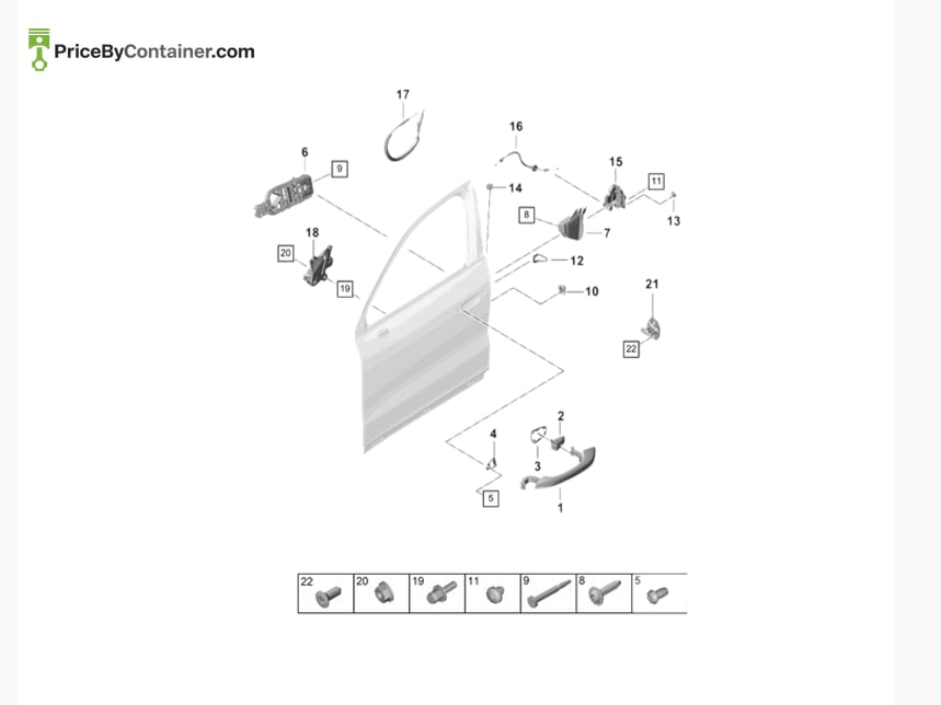 PORSCHE 9Y0837277B — PORSCHE GENUINE UNDERLAY 9Y0837277B
