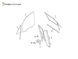 PORSCHE 9Y0837461 — Porsche Genuine WINDOW LIFTER 9Y0837461
