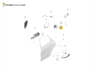 PORSCHE 9Y0839016 — Porsche Genuine DOOR LOCK 9Y0839016
