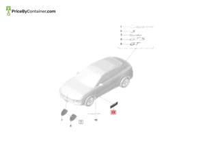 PORSCHE 9Y0853155 — Porsche Genuine DECORATIVE FILM 9Y0853155