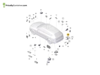 PORSCHE 9Y0907509B — Porsche Genuine BRACKET 9Y0907509B