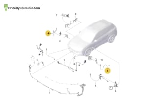 PORSCHE 9Y0971279 — Porsche Genuine WIRE SET 9Y0971279