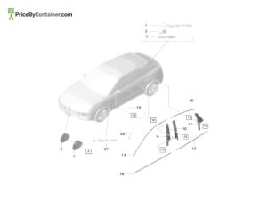 PORSCHE 9Y3853675 — Porsche Genuine INSCRIPTION 9Y3853675