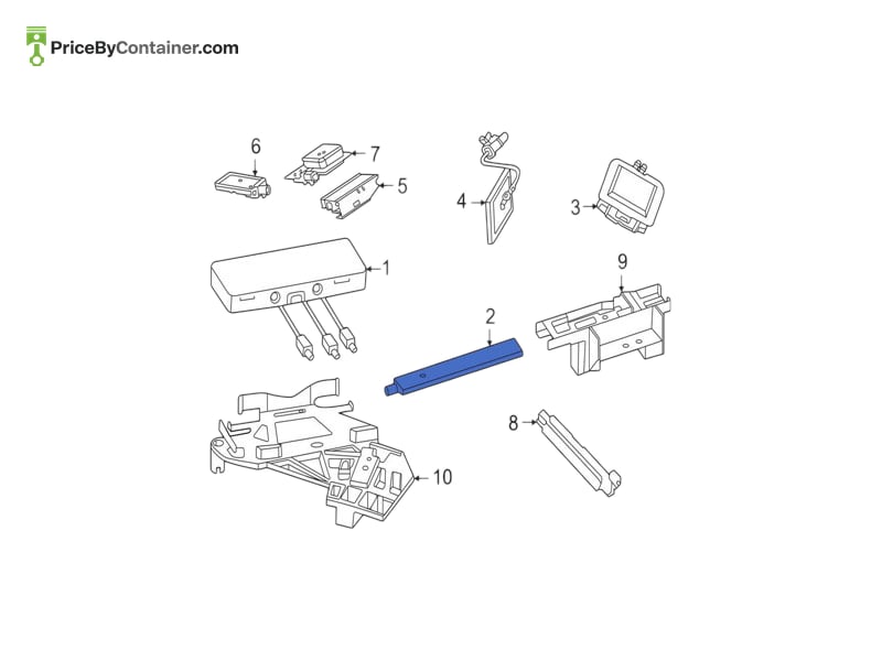 PORSCHE PAB035504A — PORSCHE GENUINE AERIAL PAB035504A