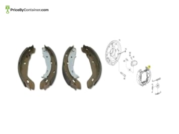 REMSA 1684200320 — DESCRIPTION REMSA New Brake Shoe Parts Kit Rear Brake Lining 442100 Replace: 1684200320