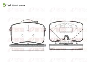 REMSA 441698151A — Remsa 032800 Front Brake Pad Set 441698151A Replace : 441698151 / 441698151D This Remsa Front Brake Pad Set 032800 /…