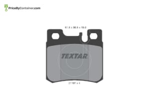 TEXTAR 0014209520 — TEXTAR BRAKE PAD/0054201720 0014209520 / 2119701