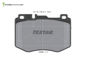 TEXTAR 0084201820 — TEXTAR BRAKE PAD 2206101 0004208000 0084201820 / 2206101