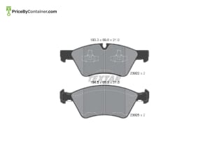 TEXTAR 1644202220 — TEXTAR BRAKE PAD 0044204020 1644202220 / 2392201