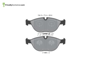 TEXTAR 34116761246 — TEXTAR BRAKE PAD 34116761246 / 2148401