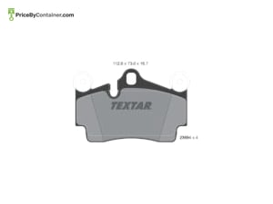 TEXTAR 7L0698451 — TEXTAR BRAKE PAD 2369402 7L0698451 / 2369402