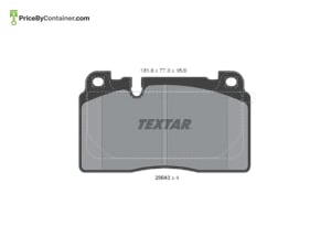 TEXTAR 8R0698151B — TEXTAR BRAKE PAD 8R0698151B /