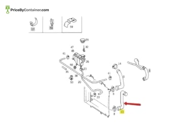 TRUCK TEC 2025012282 — Trucktec 0240080 Bottom Hose 2025012282 A crucial part of the car’s cooling system, the Trucktec Bottom Hose 0240080 /…