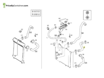 TRUCK TEC 2105011882 — DESCRIPTION TRUCKTEC 0240085 Hose Top For Mercedes-Benz 2105011882